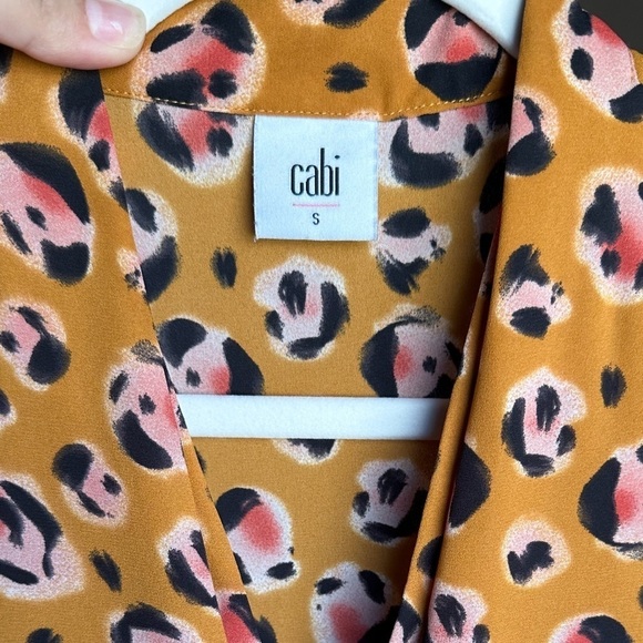 Cabi Prowl Leopard Print Blouse Size‎ Small - Picture 3 of 5